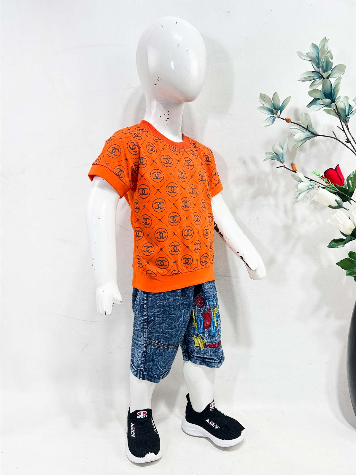 1Yr - 4Yrs CC Orange Suit For Kids MG BS669