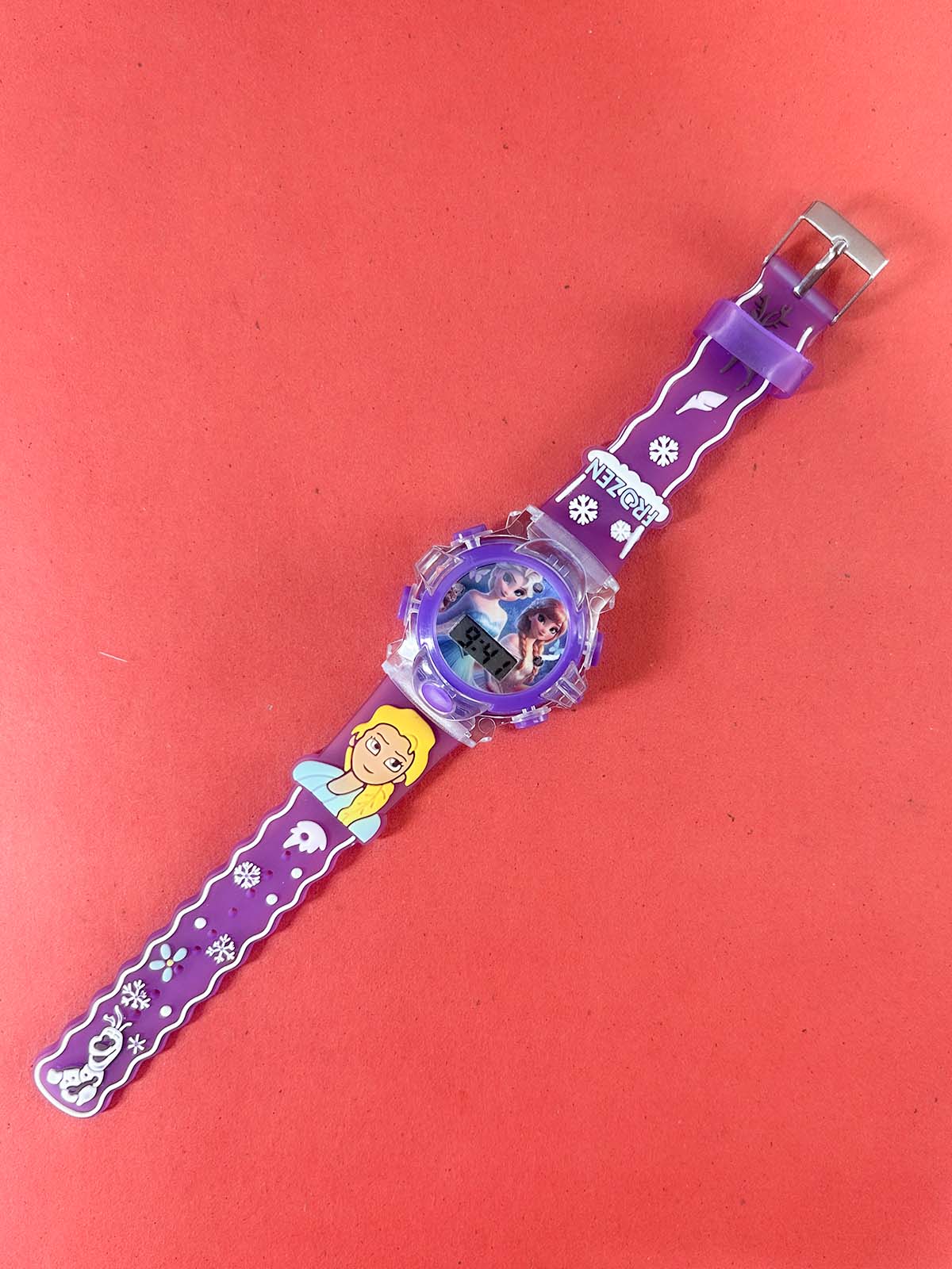 Purple Wrist Watch For Girls KWW141