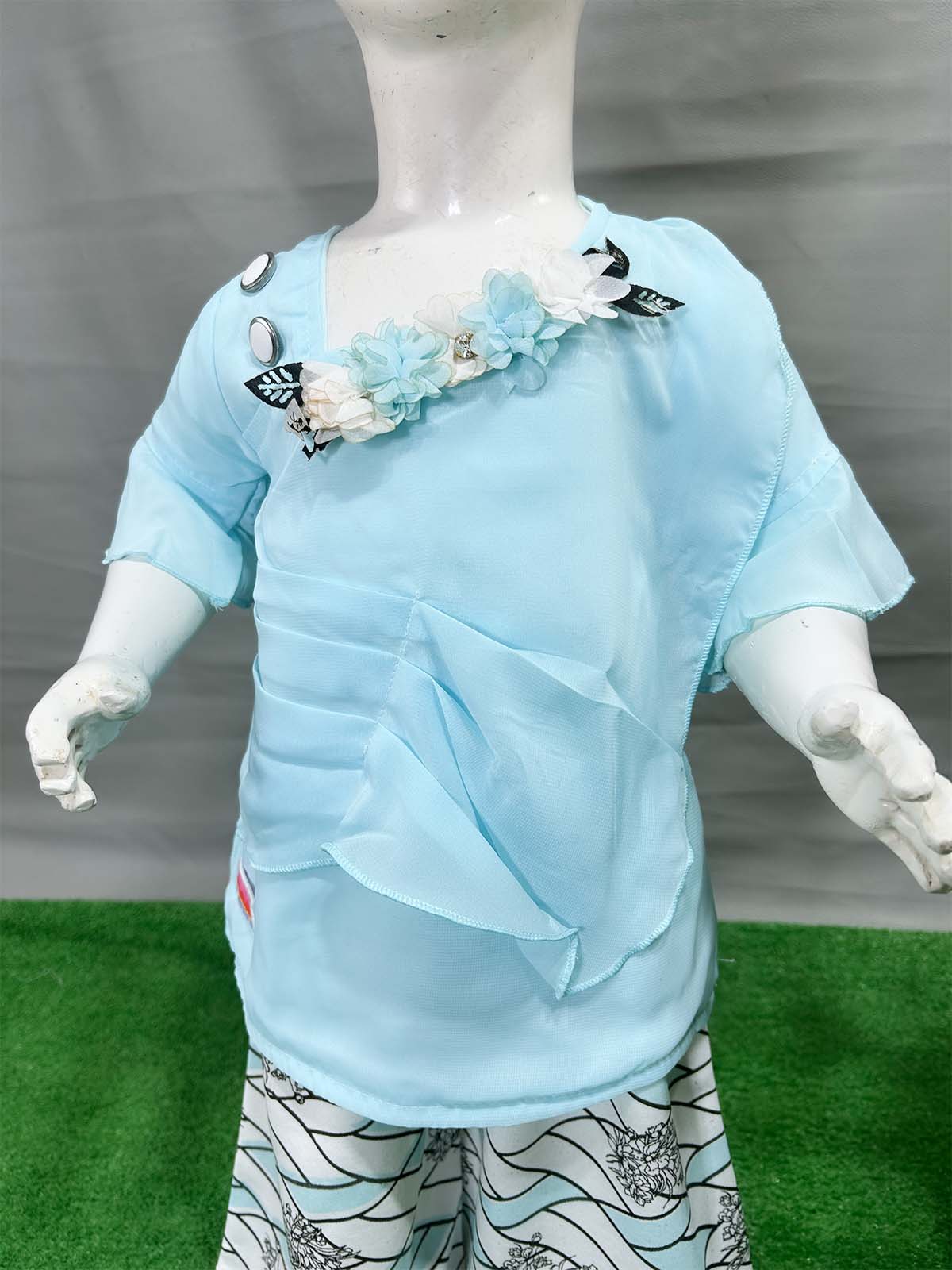 1Yr - 8Yrs Blue Suit For Girls WG GS358