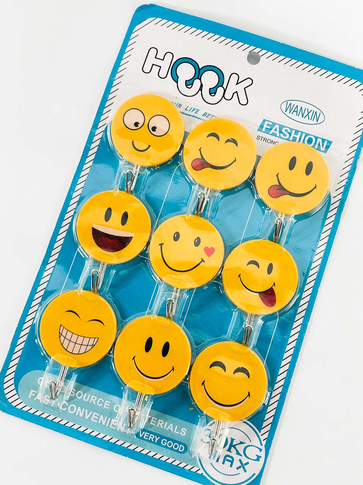 Pack of 9 Sticky Wall Hanging Hook D102