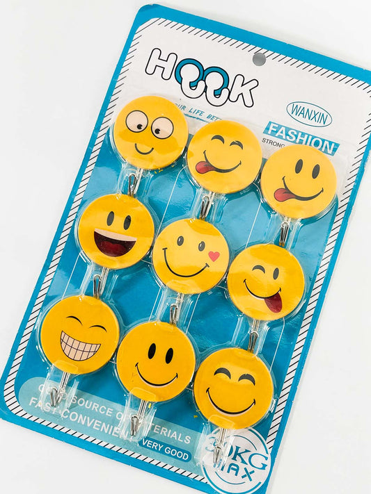 Pack of 9 Sticky Wall Hanging Hook D102