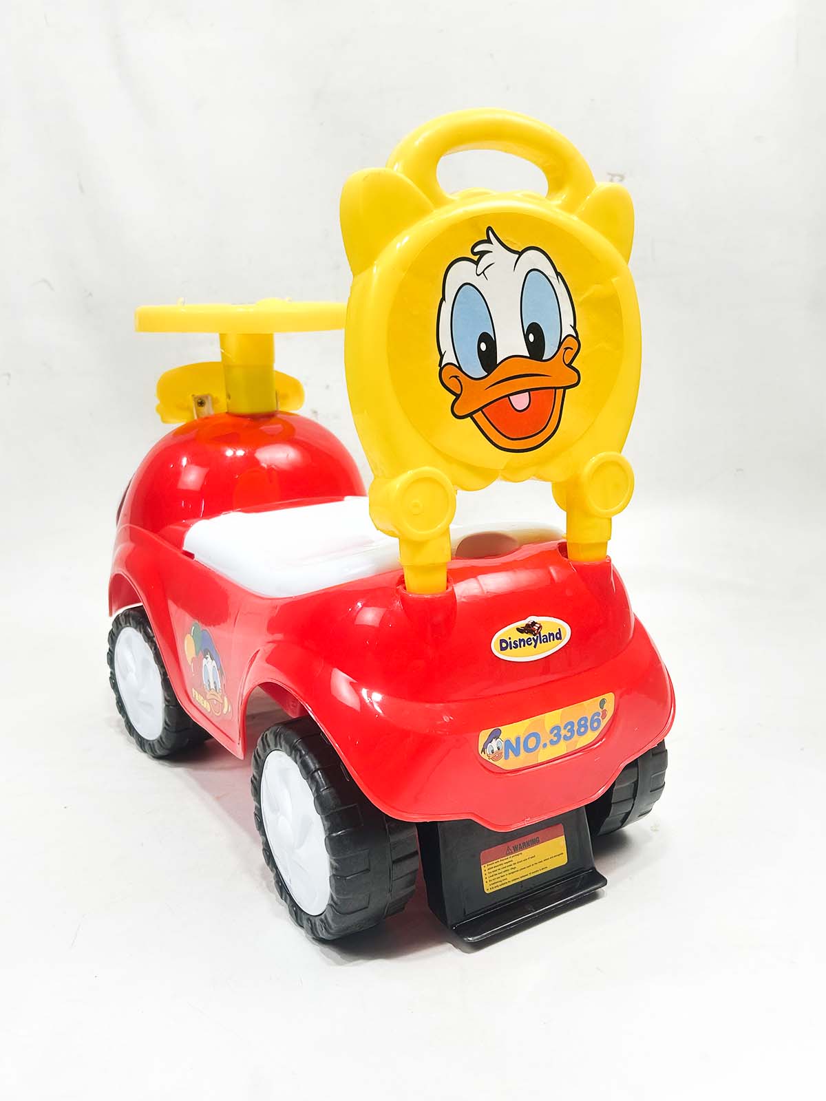 Duck Red 4 Wheel Ride On Push Car For Kids