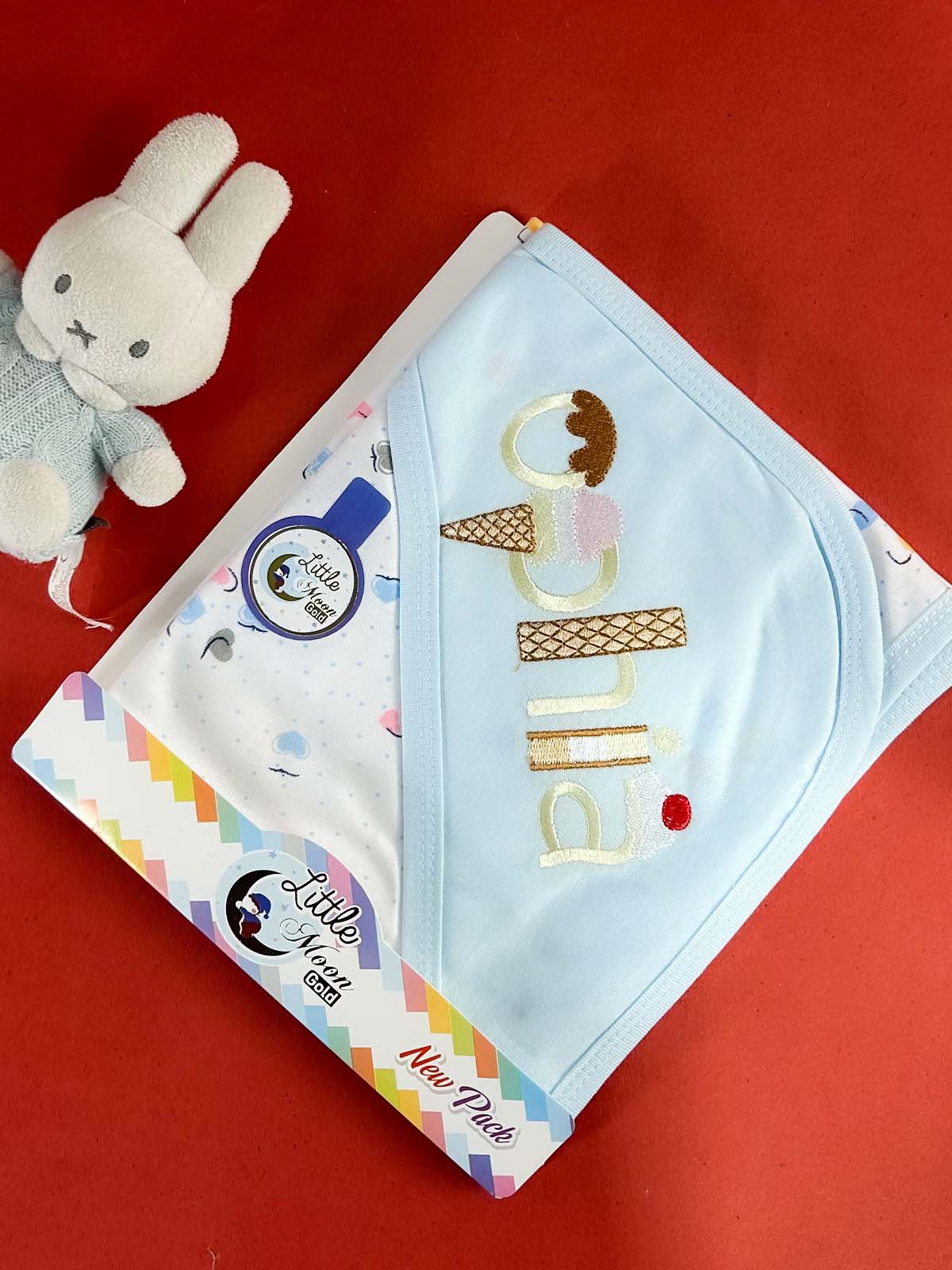 Ophia Blue Wrapping Sheet for Newborn NWS61