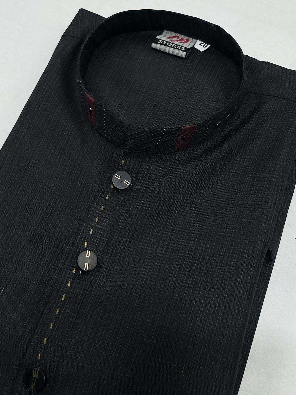 5Yrs - 14Yrs Charcoal Kameez Shalwar Suit For Boys AM BKS198