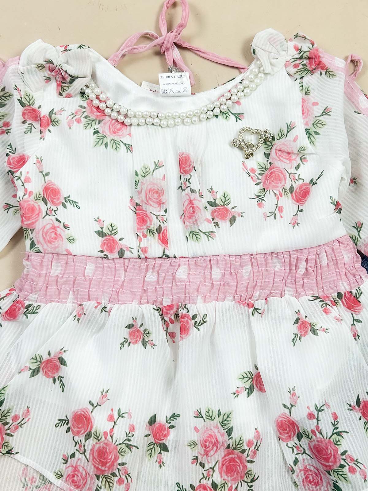 1Yr - 7Yrs White Suit For Girls TG GS451