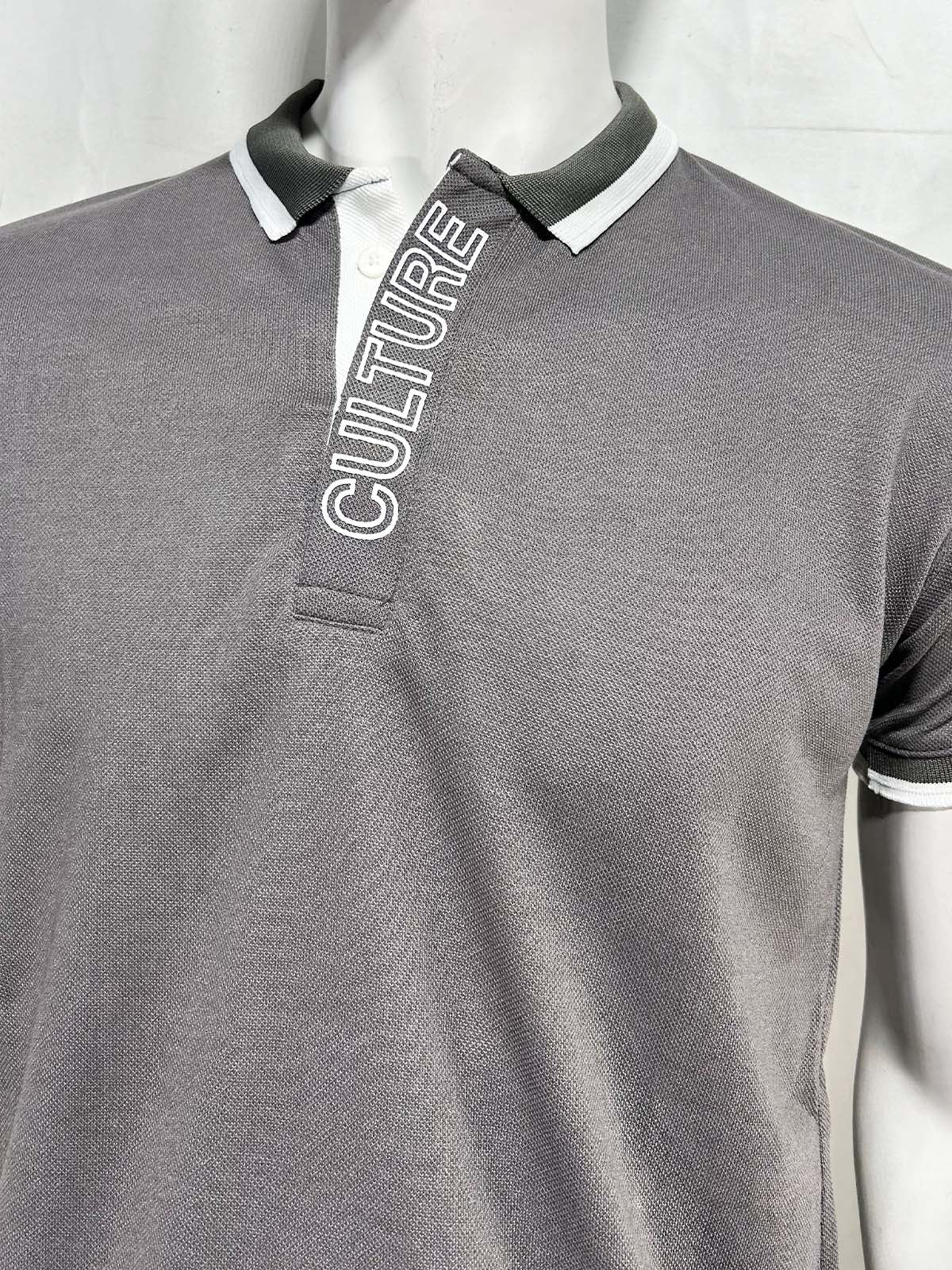 Grey Culture Polo T-Shirt For Men MTS419