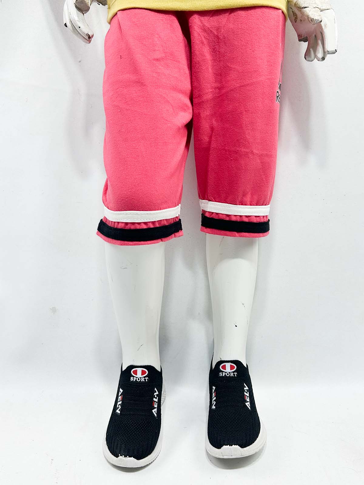 2Yrs - 5Yrs Dull Red Boys 3-QTR Short For Boys BQS28