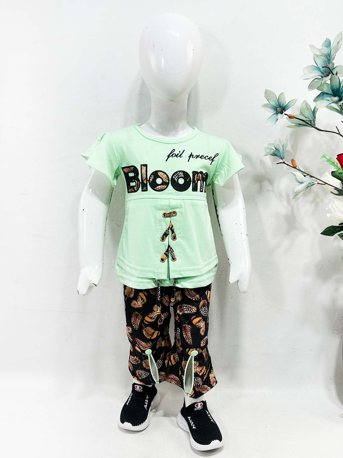 1Yr - 4Yrs Green Suit For Girls OP GS436