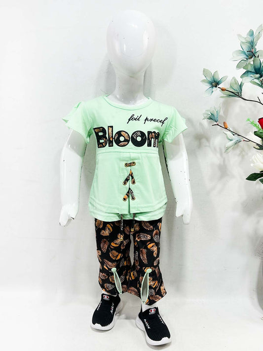 1Yr - 4Yrs Green Suit For Girls OP GS436