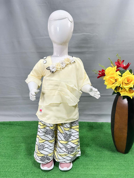 1Yr - 8Yrs Yellow Suit For Girls WG GS357