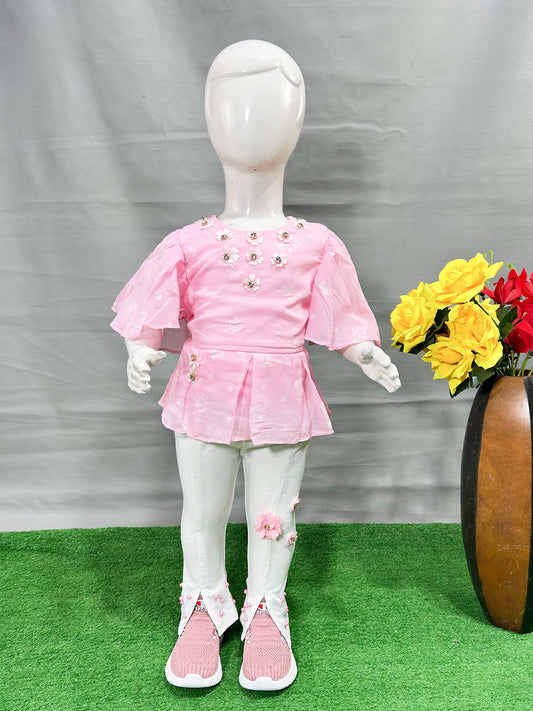 0Mth - 4Yrs Pink Suit For Girls WG GS372