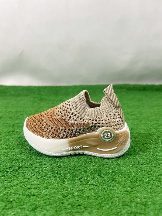 1Yrs - 12Yrs Brown Casual Sneakers For Kids BJ54