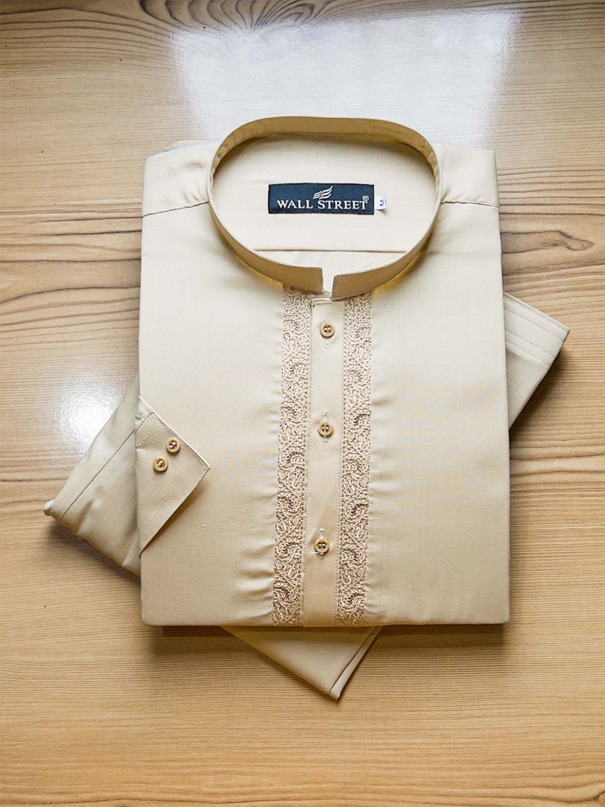 891-8 Stitched Suit Sherwani Collar Kameez Shalwar For Men MSK345