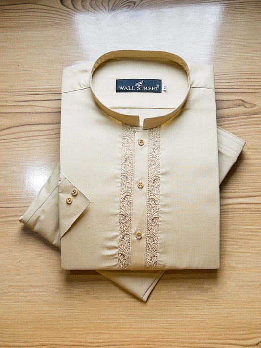891-8 Stitched Suit Sherwani Collar Kameez Shalwar For Men MSK345
