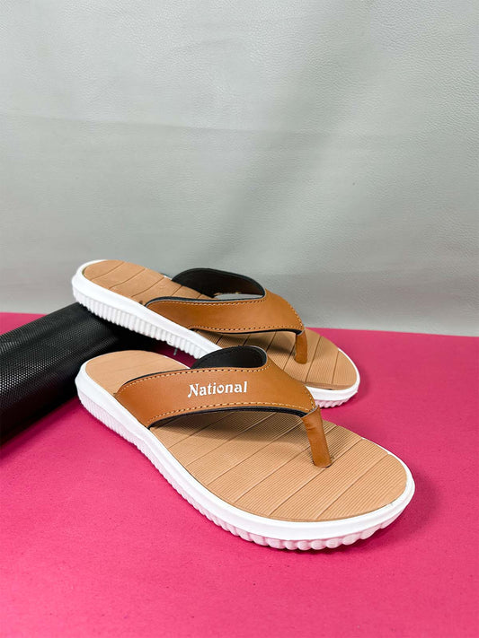 Brown Comfortable Slipper for Men MC95