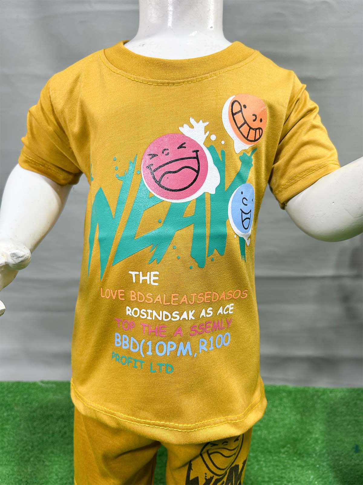 1Yr - 4Yrs Weak Yellow Suit For Kids RG BS607