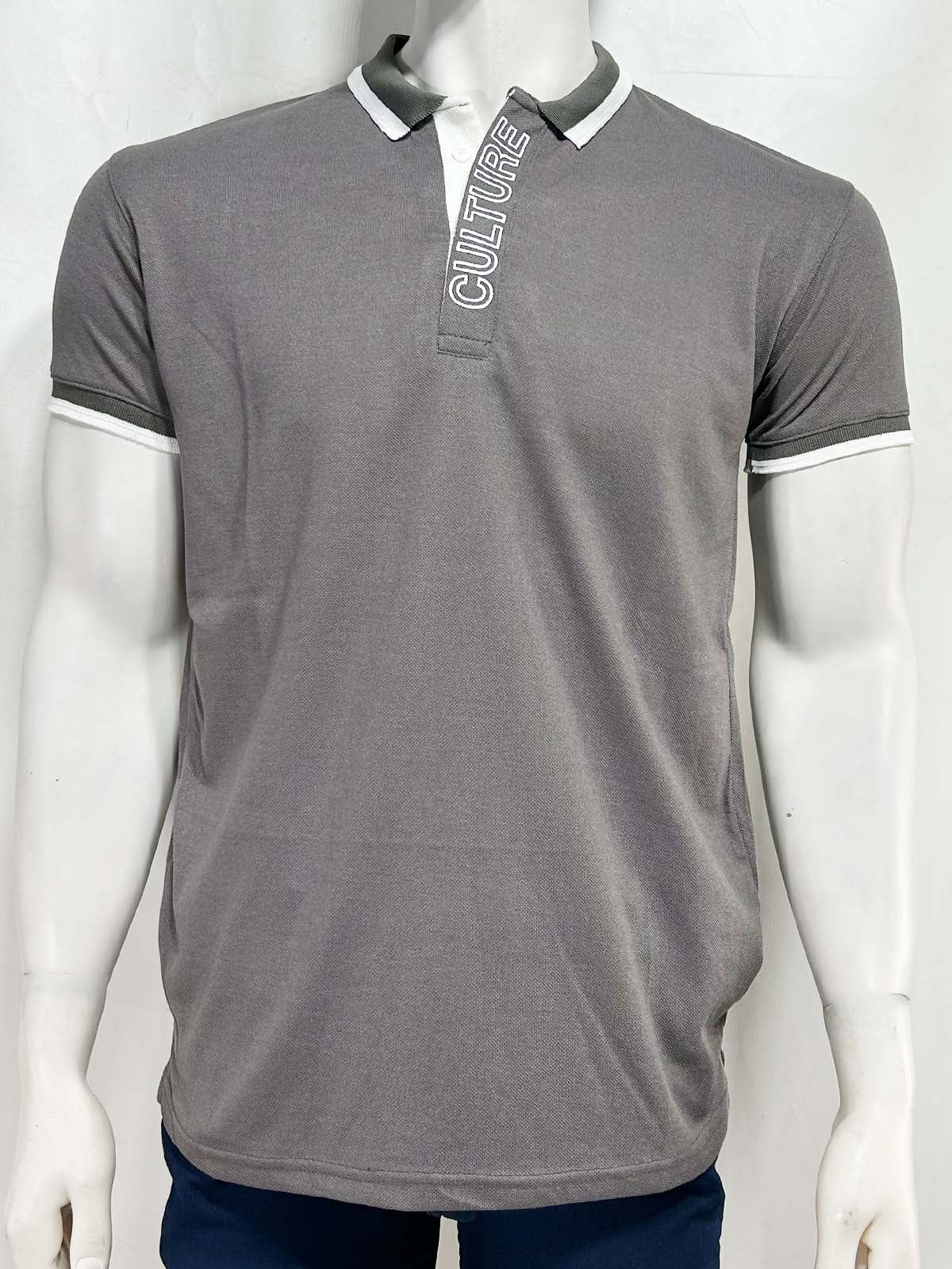 Grey Culture Polo T-Shirt For Men MTS419
