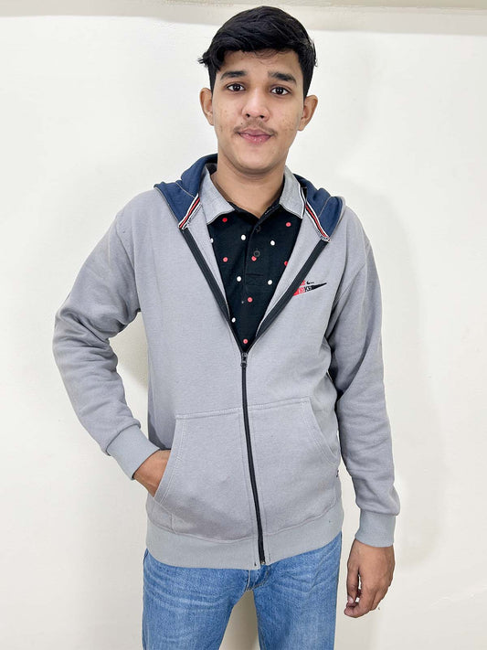 Unisex Grey Zipper MH36