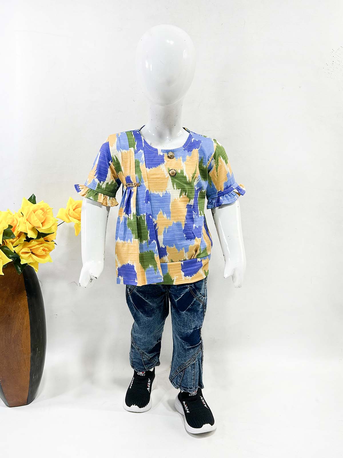 1Yr - 4Yrs Blue Suit For Girls OP GS417
