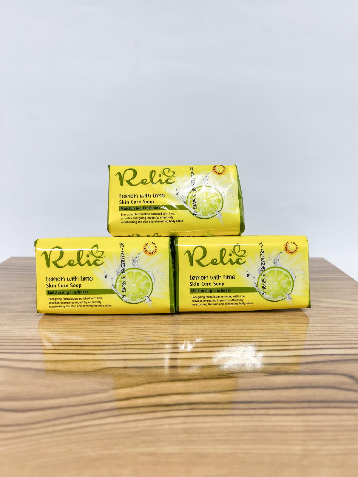 Pack of 3 Relic Lemon Skin Care Soap