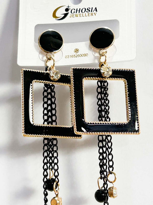 Black Earrings Set WGN40