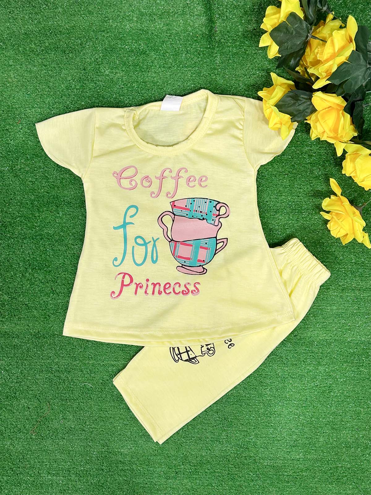 1Yr - 4Yrs Coffee Yellow Suit For Girls RG GS330