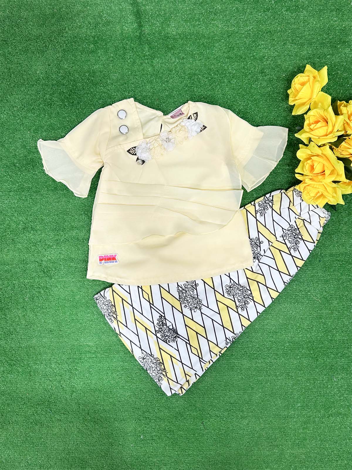 1Yr - 8Yrs Yellow Suit For Girls WG GS357