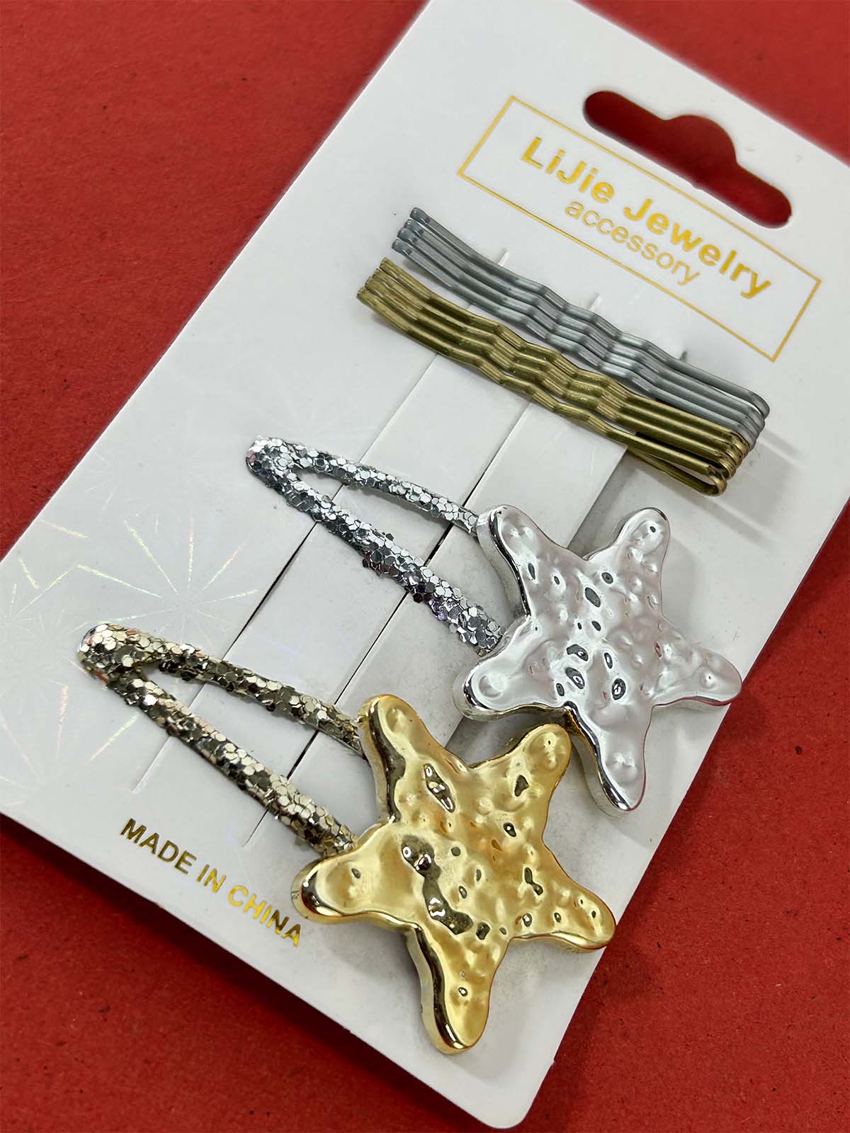 10 Pcs Multicolor Hair Clips For Girls GHC87
