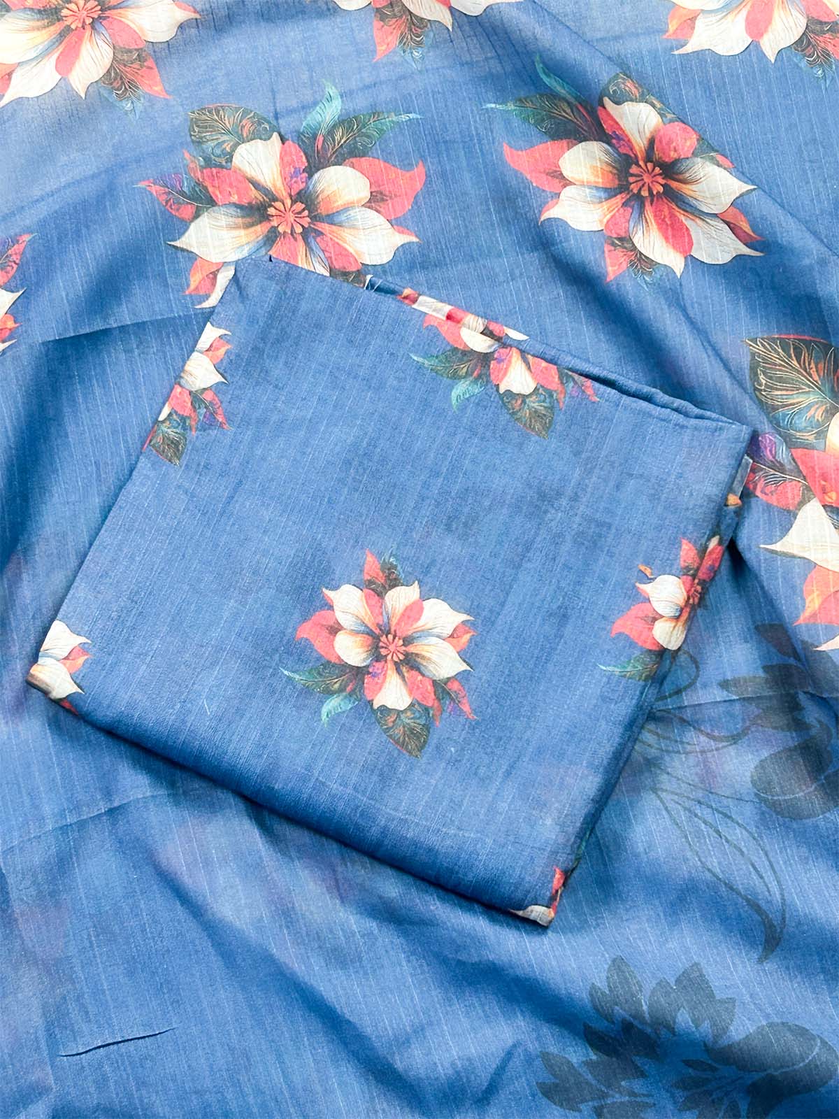 3Pcs Unstitched Digital Lawn Suit For Women WU272