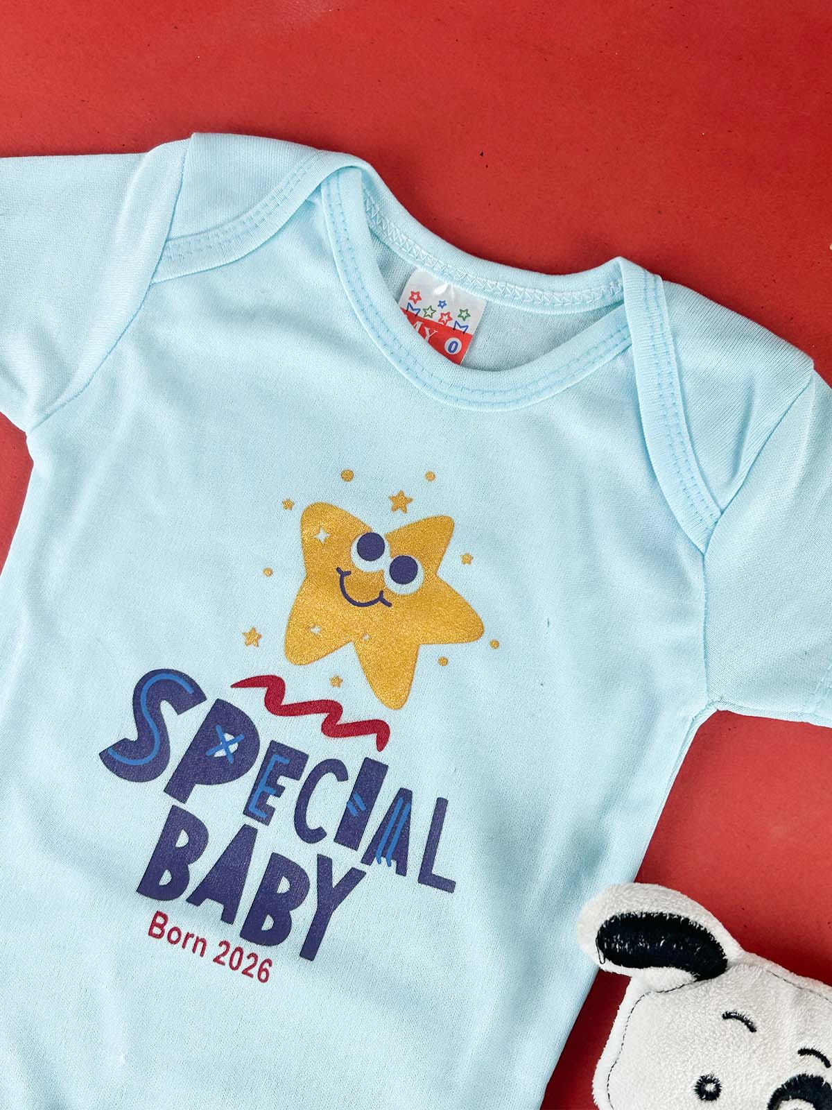 0Mth - 3Mth Sky Blue Romper For Newborn NBR150