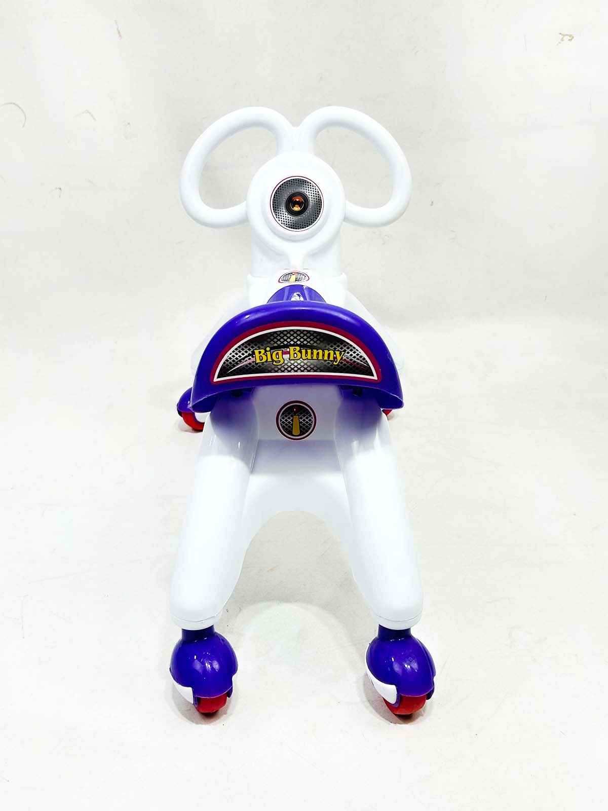 Bunny White 4 Wheel Ride On Push Car For Kids