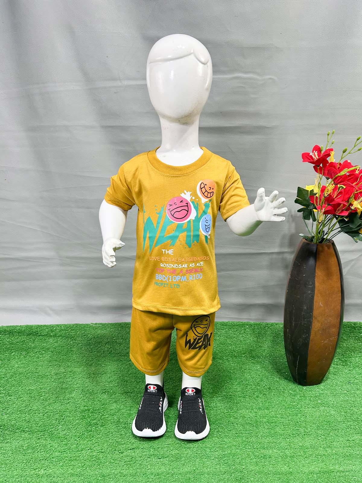 1Yr - 4Yrs Weak Yellow Suit For Kids RG BS607