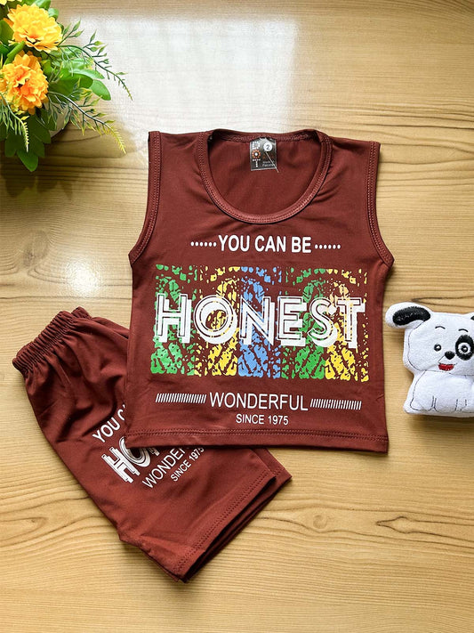 Baba Suit Honest Brown For Newborn HG NBS755