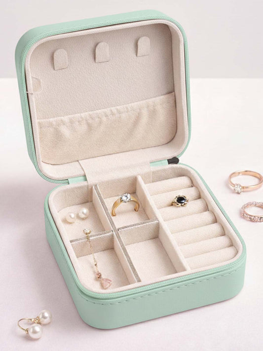 One Piece Jewellery Organizer Box with Zipper Ferozi