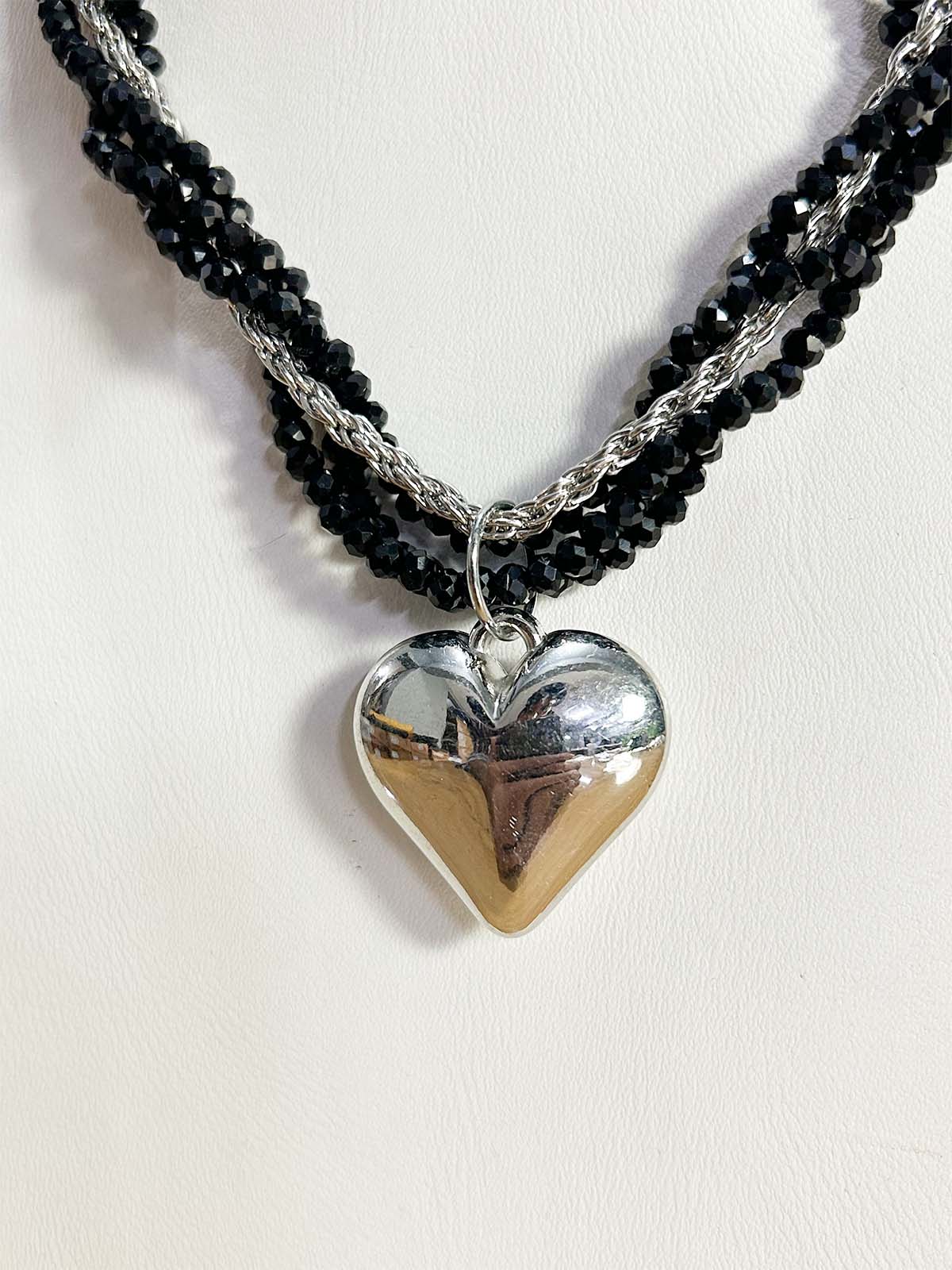 Vintage Beads Pendant Necklace WGN69