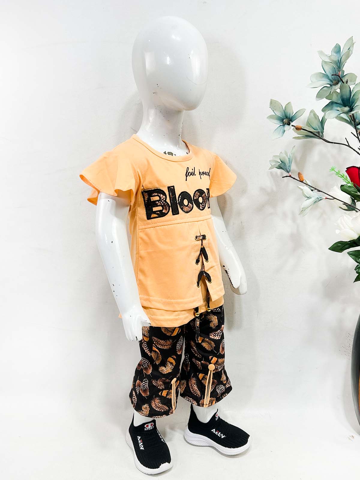 1Yr - 4Yrs Orange Suit For Girls OP GS437