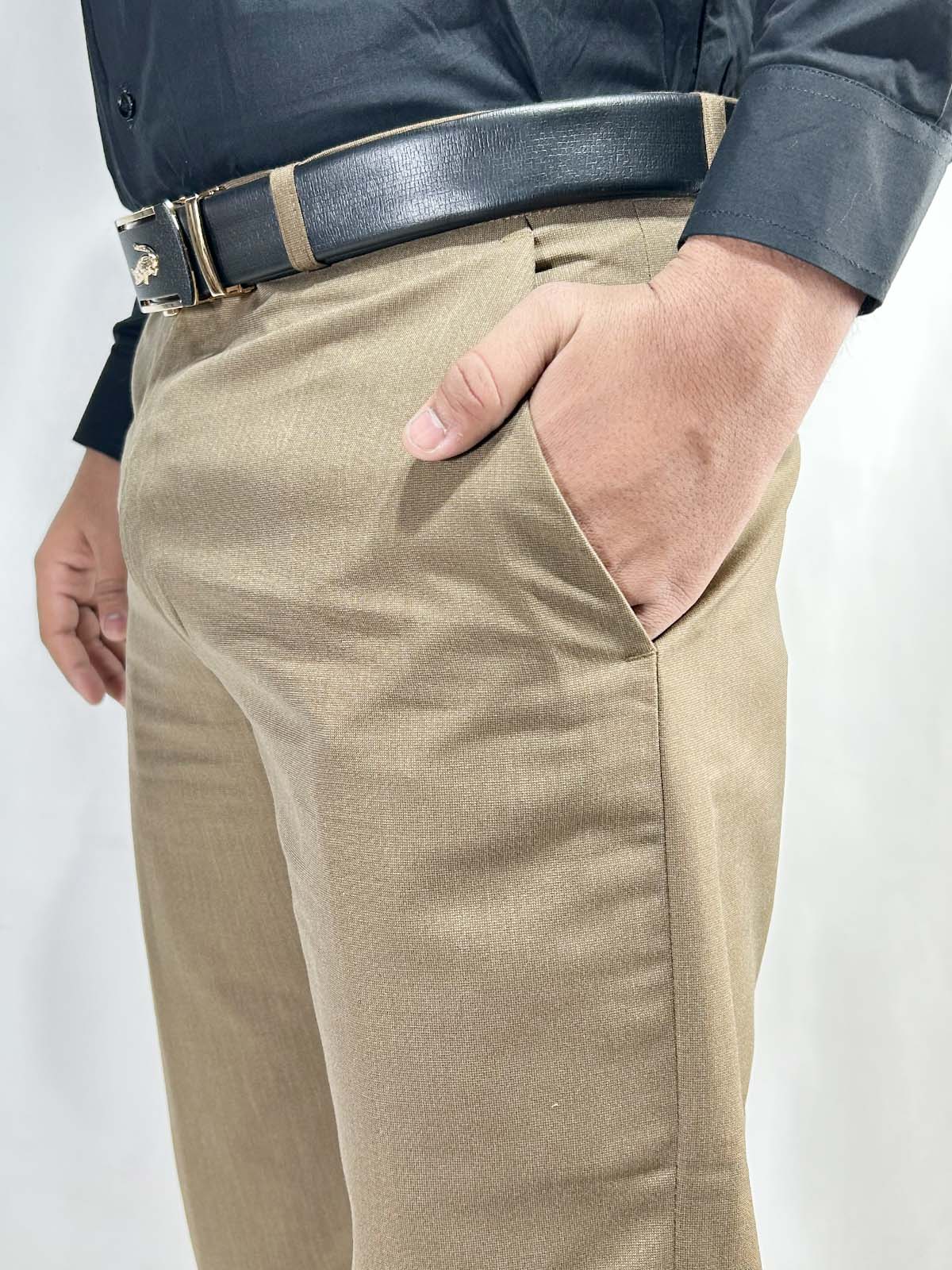 Brown Formal Dress Pant For Men MFP92