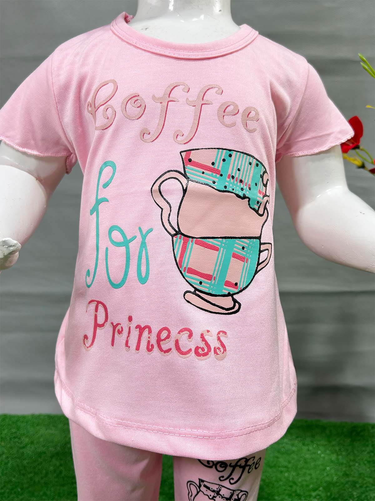 1Yr - 4Yrs Coffee Pink Suit For Girls RG GS331