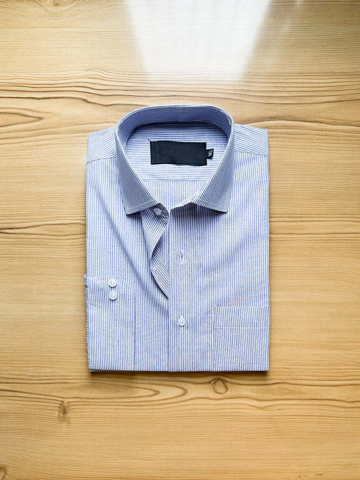 Blue Lines Formal Dress Shirt For Men MFS437
