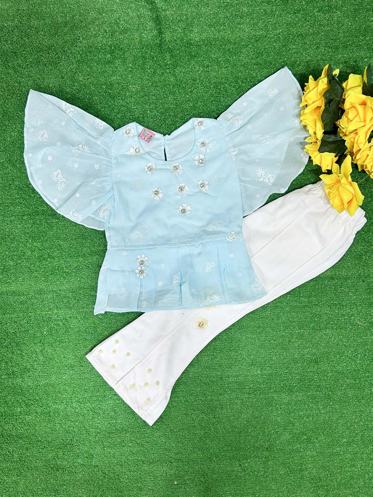 0Mth - 4Yrs Blue Suit For Girls WG GS373