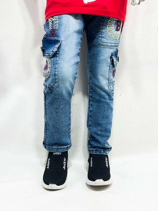 5Yrs - 16Yrs Blue Denim Jeans For Boys BT46