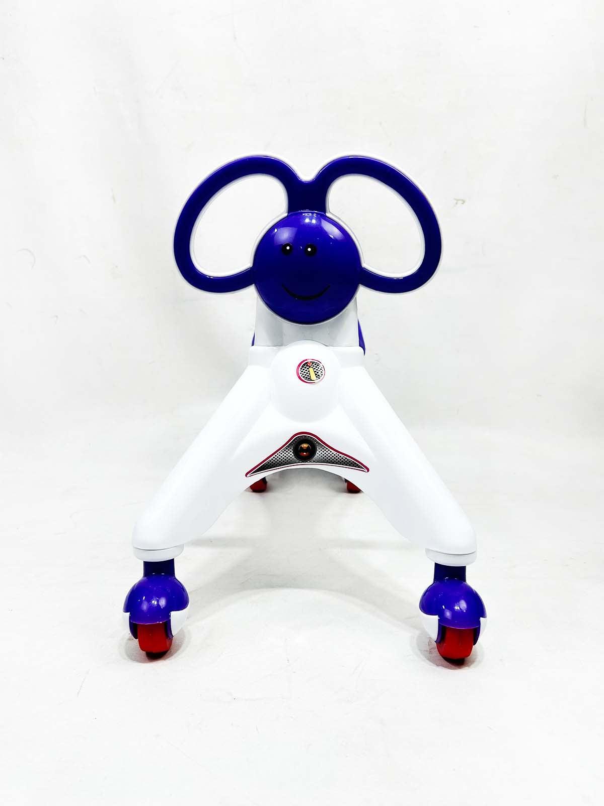 Bunny White 4 Wheel Ride On Push Car For Kids