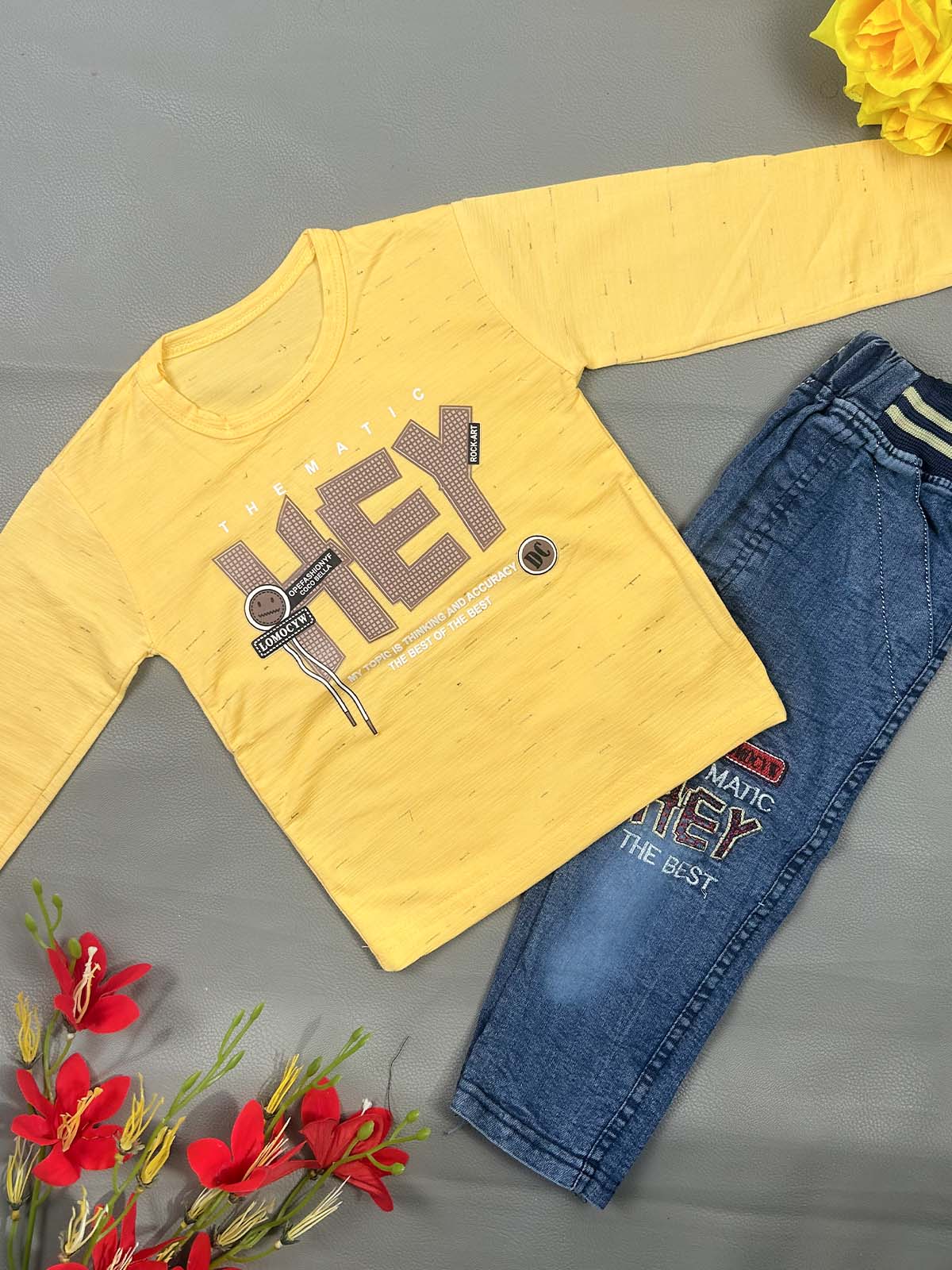 1Yr - 4Yrs Hey Yellow Suit For Kids RZ BS743