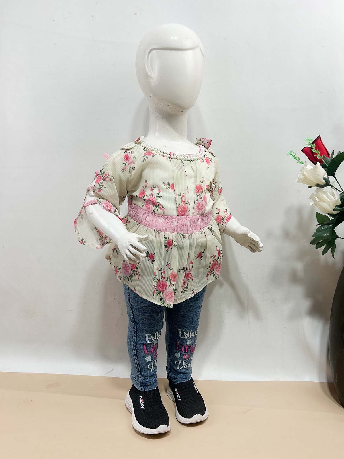 1Yr - 7Yrs Cream Suit For Girls TG GS450
