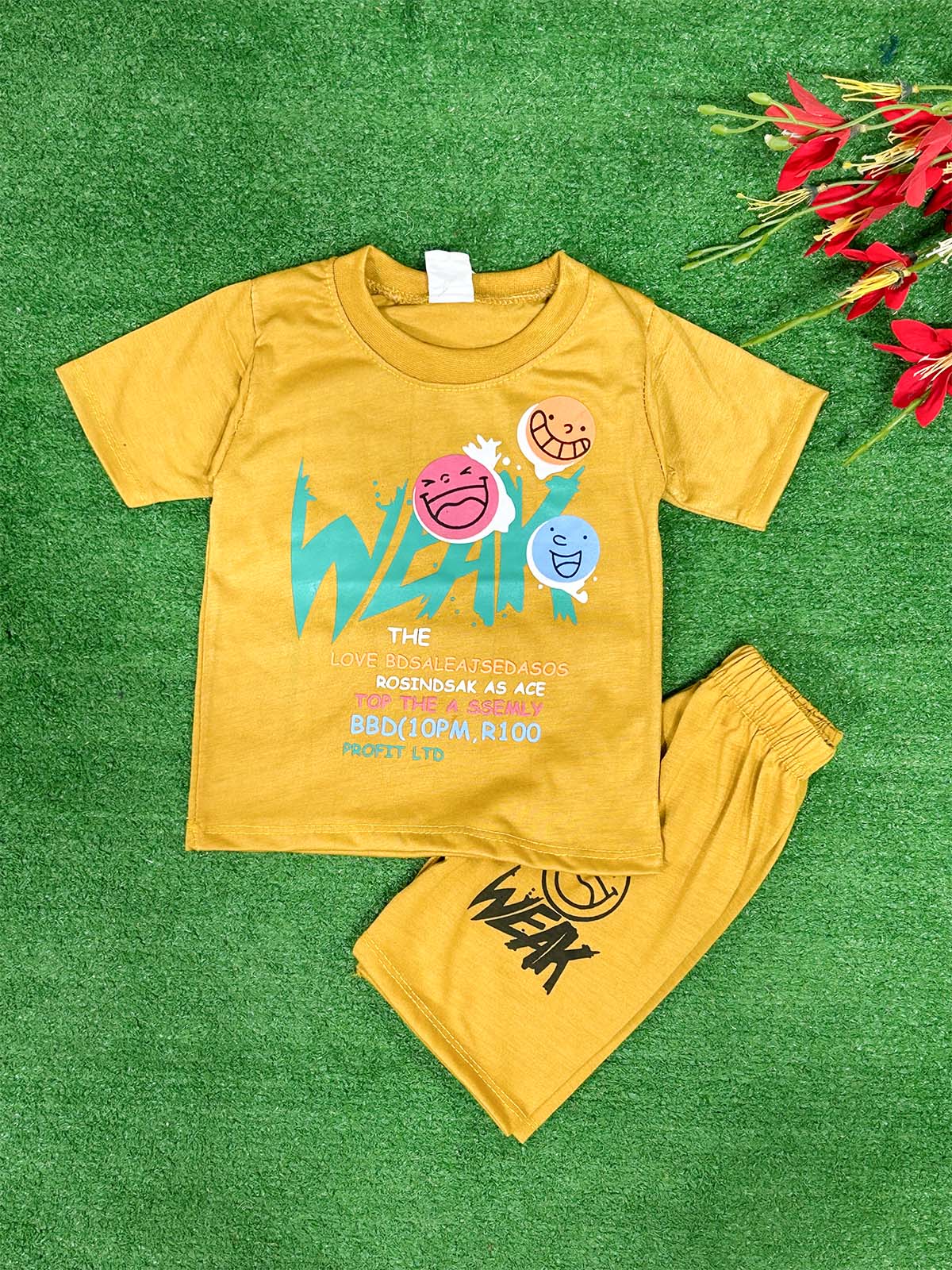 1Yr - 4Yrs Weak Yellow Suit For Kids RG BS607