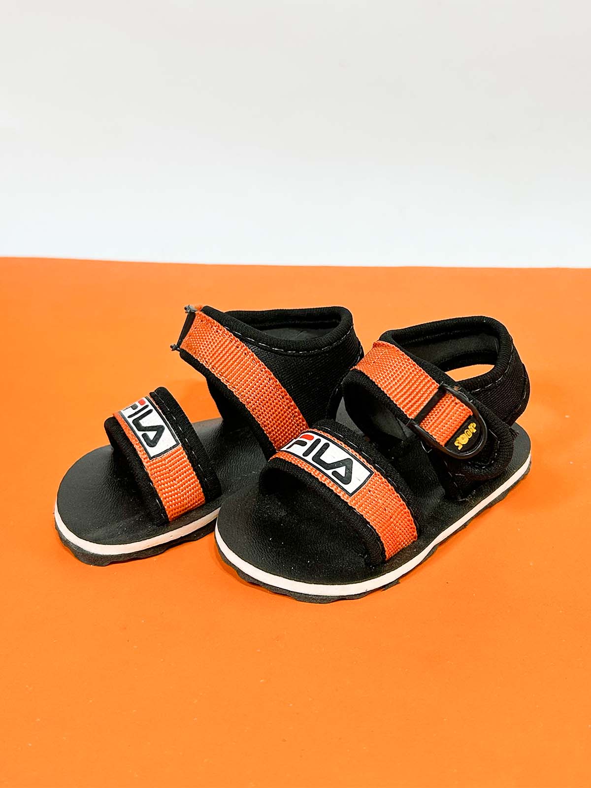 Orange Sandal For Newborn NB78