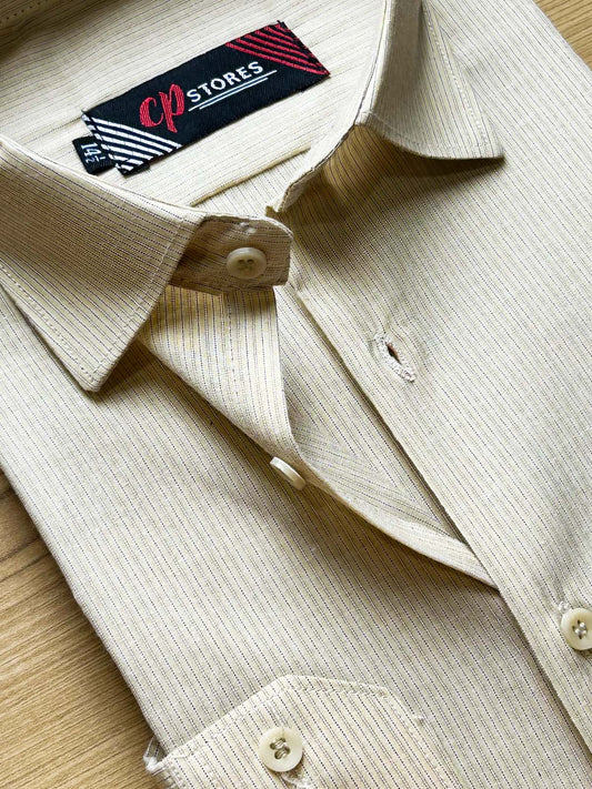 Fawn Lines Formal Dress Shirt For Men MFS449