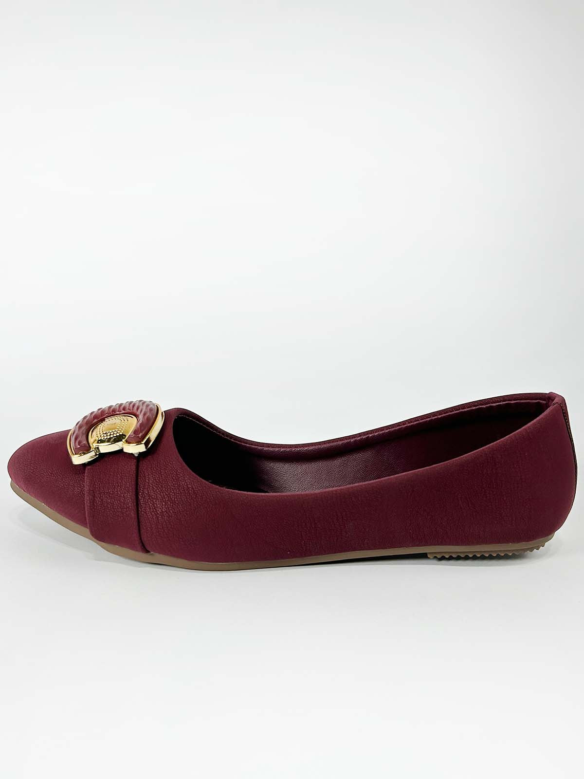 Maroon Casual Pumps For Women WP25