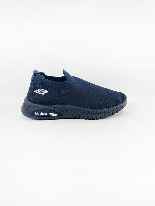 Navy Blue Casual Sneakers For Men MJS188