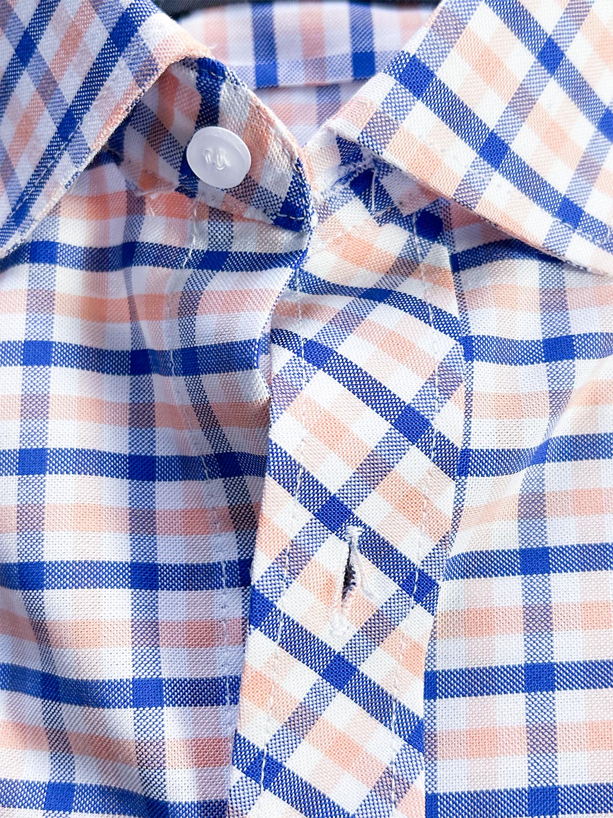 B White Checks Formal Dress Shirt For Men MFS414